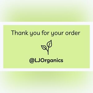 30 CUSTOM STICKERS - 2” x 1” - THANK YOU FOR YOUR ORDER - WITH YOUR CLOSET NAME